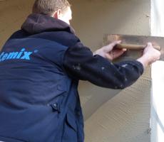 Natahování difuzní stěrkovací hmoty