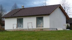 Stav po natažení difuzní stěrkovací hmoty