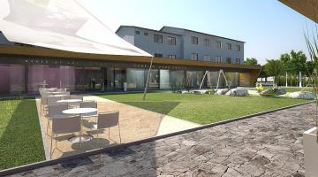 Centrum bydlení a designu s názvem Kaštanová – vizualizace