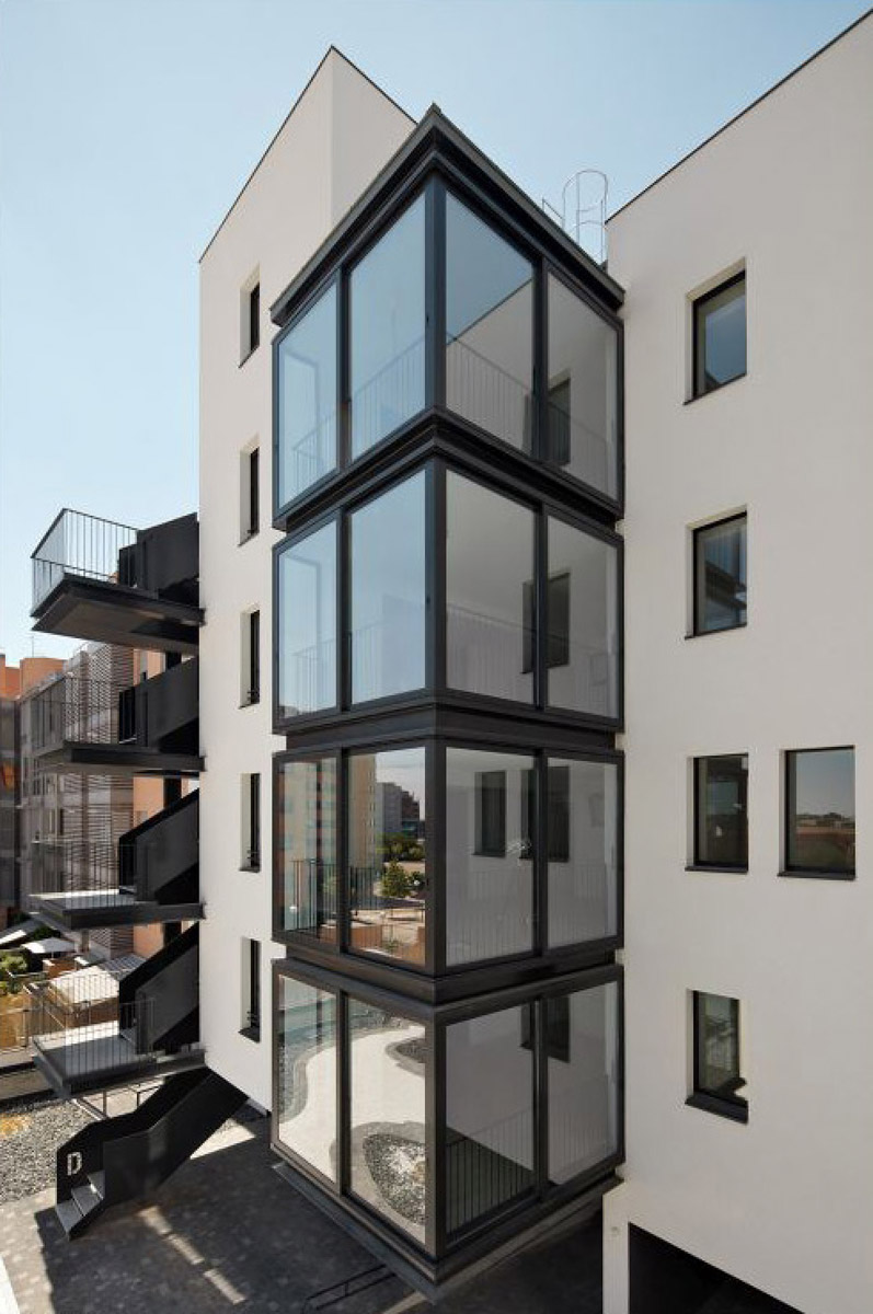 Bytový dům Vallecas 47 architektonického ateliéru Untercio