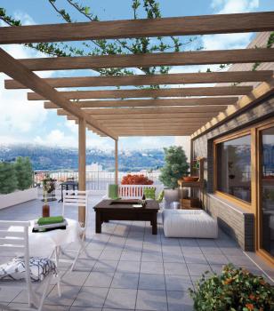 Vizualizace objektu KOTI Hyacint (budova F v pasivním standardu)