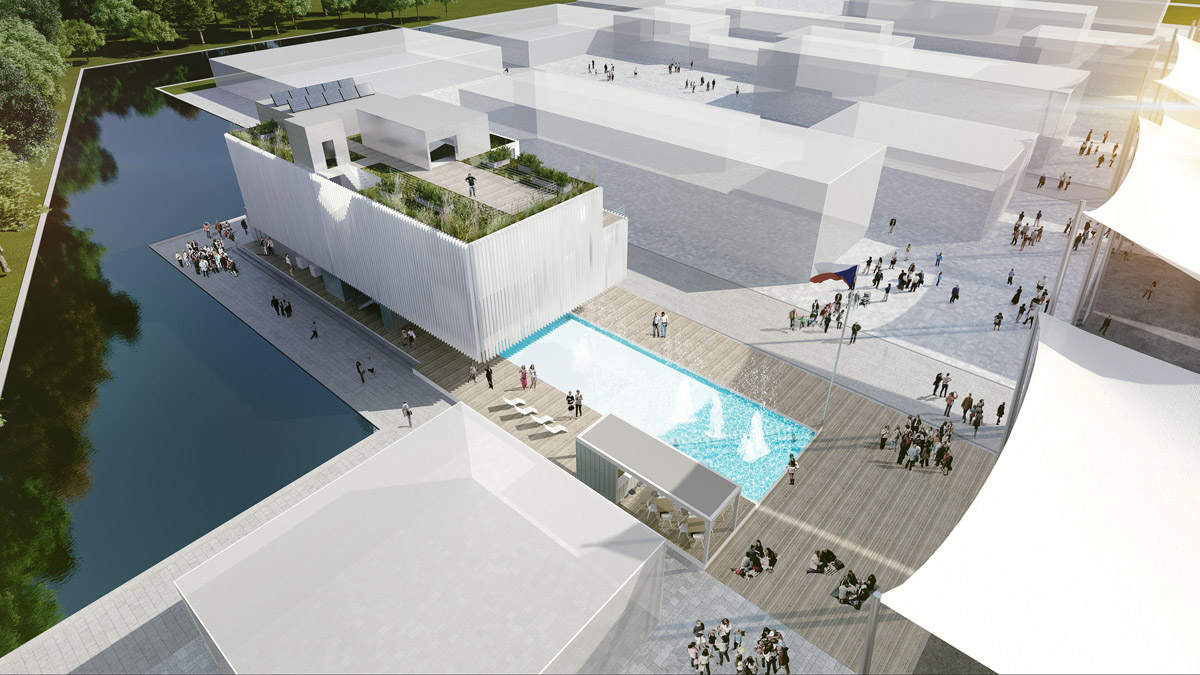 Český pavilon pro světovou výstavu Expo 2015 v Miláně – vizualizace Chybik&Krystof