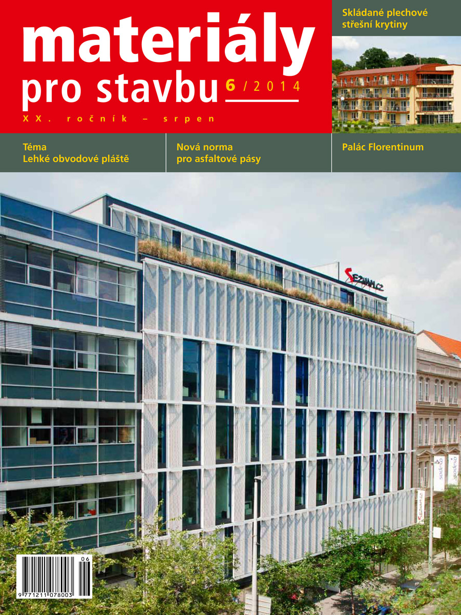 Materiály pro stavbu 6/2014