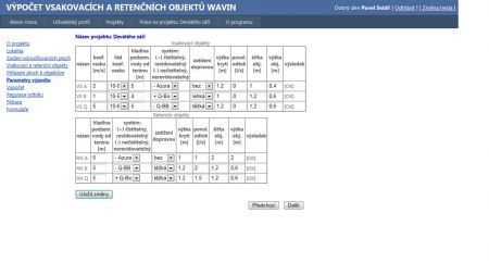 Zad v n v po tov ch parametr