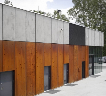 Muzeum v polských Palmirách s fasídou z ocele Cor-Ten od firmy Ruukki