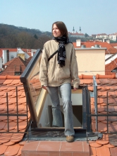 Výstupové střešní okno Solara SIDE