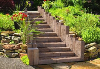 DITON Linie dřeva, schody, Dub světlý