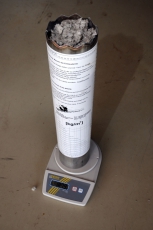 Obr. 12: Kontrola objemové hmotnosti