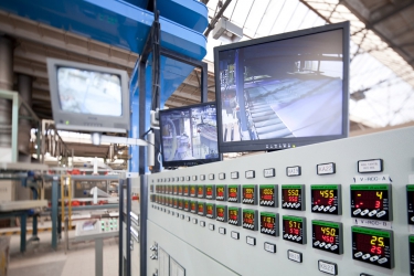 Řídicí jednotka pece v Chlumčanech