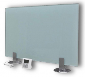 Skleněné sálavé panely GR Set s integrovanou bezdrátovou regulací