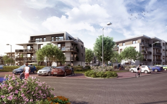 Plánovaný bytový soubor Rezidence Na Plachtě v Hradci Králové