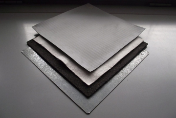 Obr. 6: Kombinácia nepriameho kontaktu PVC-P fólie s oxidovaným asfaltom