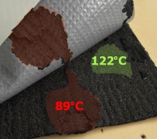 Obr. 13: Rozdielne teploty bodu mäknutia