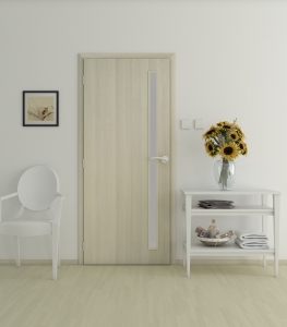 SOLODOOR, model GABRETA 3, povrch SOLO 3D dub bělený