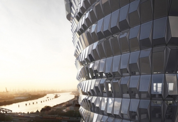 Trojdimenzionální fasáda Schüco Parametric System