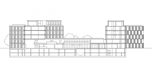 Bokorys fasády, zdroj RKW Rhode Kellermann Wawrowski, Düsseldorf