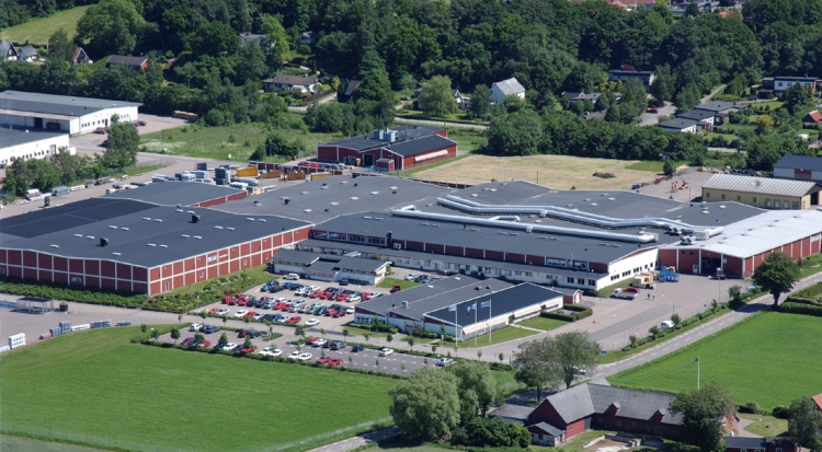 Centrála koncernu Lindab ve Švédsku