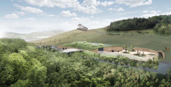 Vizualizace nového pavilonu goril pražské ZOO, zdroj www.zoopraha.cz