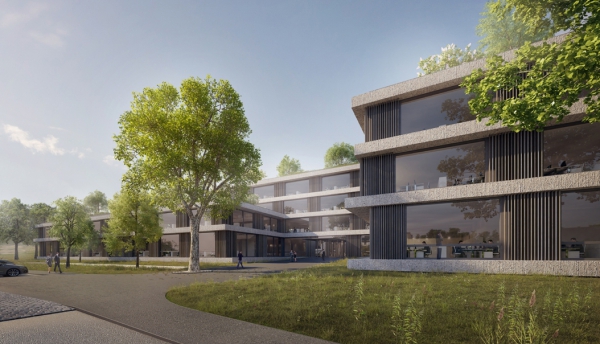 Vizualizace nové budovy ČSOB, studio Chalupa Architekti