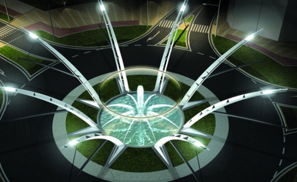 Vizualizace křižovatky Koruna, Architekti Chmelík