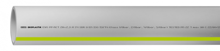 Společnost Wavin Ekoplastik představila trubky EVO z nového typu polypropylenu PP-RCT pro rozvody vody a vytápění