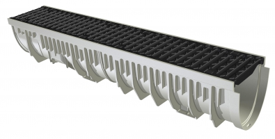 Žlab MEARIN pro odvodnění komunikací s kompozitními rošty pro třídy zatížení B125 a C250 kN