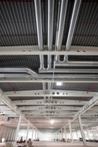 Lindab dodává do budovy také kompletní vzduchotechnický potrubní systém