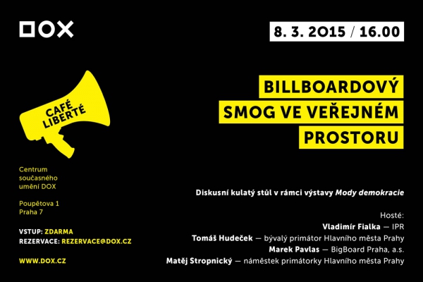 Debata Bilboardový smog ve veřejném prostoru