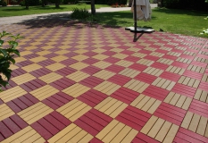 Dekory Ochre a Deep Red, rozměr 300x300 mm