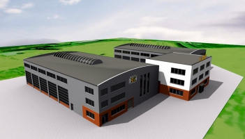 Nová centrála společnosti KUHN-BOHEMIA v Praze-Čestlicích – vizualizace