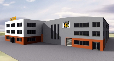 Nová centrála společnosti KUHN-BOHEMIA v Praze-Čestlicích – vizualizace