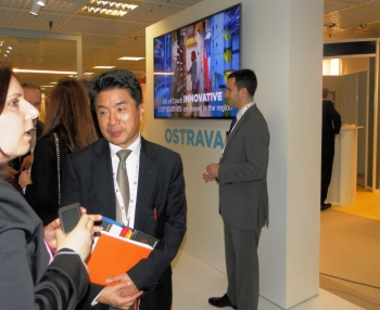 Stánek města Ostravy na veletrhu MIPIM 2015