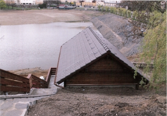 Obr. 3: Obnova retenční nádrže Jordán – 1. etapa: Spodní výpust