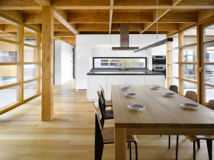 Interiér rodinného domu v Tehově