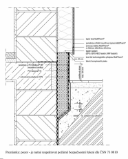 Obr. 5: Zateplovací systém PCI MultiTherm® – založení pod úroveň terénu s ukončením