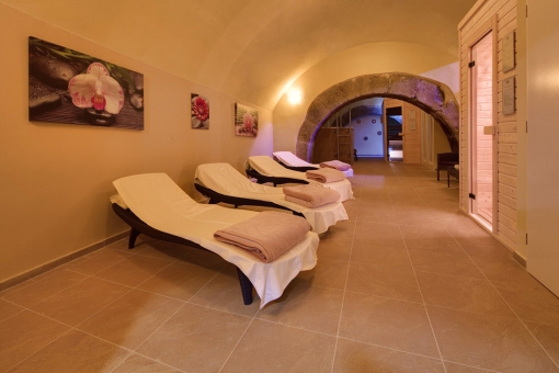 Série Naturstone v přírodních barvách splnila nároky na protiskluznost v mokrém prostředí wellness centra