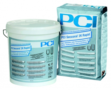 Obr. 2a: Stěrková hydroizolace PCI Serccoral® 2K Rapid