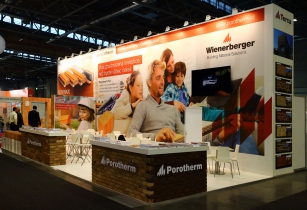 Stánek společnosti Wienerberger Cihlářský průmysl na IBF 2015