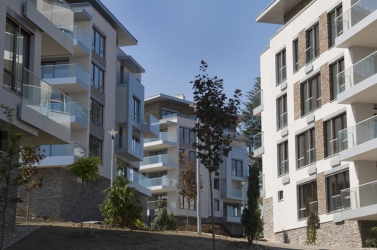 Městské vily, Bratislava, obložení panely ALUBOND