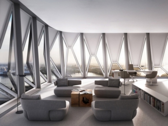 Trojdimenzionální fasáda Schüco Parametric System