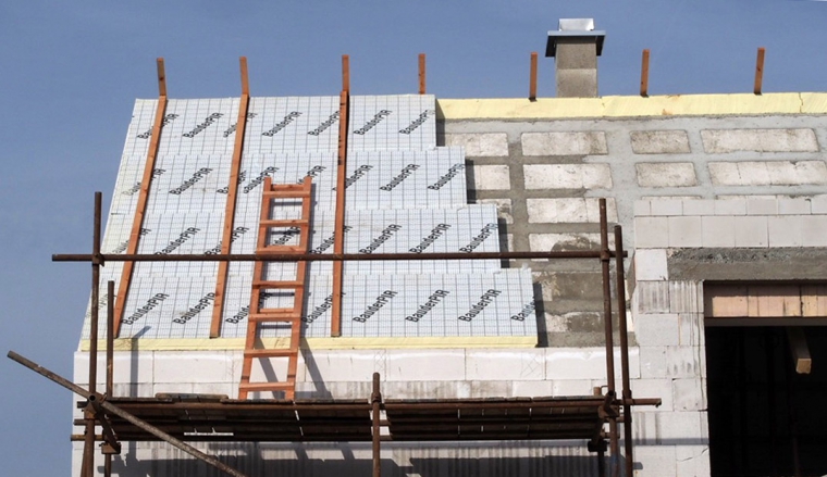 Pokládka izolačních desek