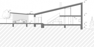 Obr. 3e: Studie Miroslavy Padruňkové a Jana Fiedlera z Prahy – řez 