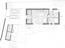 Obr. 3f: Studie Miroslavy Padruňkové a Jana Fiedlera z Prahy – půdorys