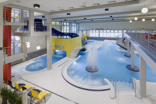 Dlaždice a obklady RAKO v aquaparku v Mladé Boleslavi