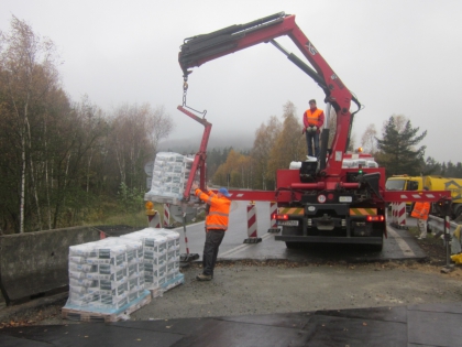 Rekonstrukce mostu ve Svoru materiály Knauf TS