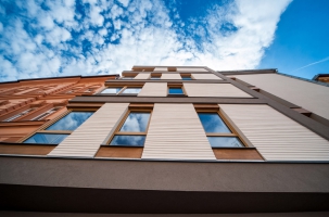 Novostavba bytového domu – Bytový dům, České Budějovice, ul. Fráni Šrámka