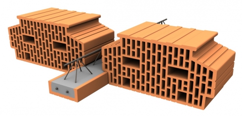 Obr. 5: Vložky Porotherm MIAKO 62,5 BN 