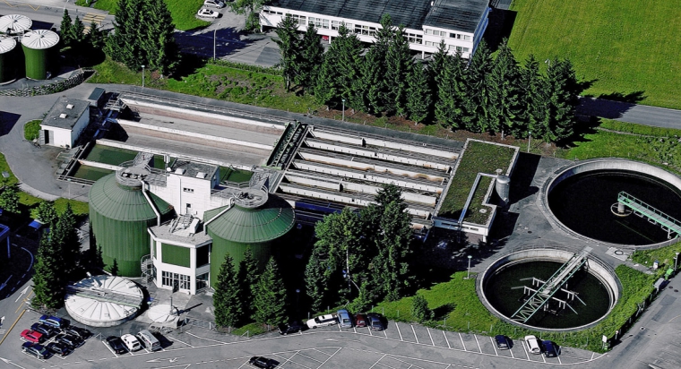 Obr. 1: ČOV ARA Altenrhein