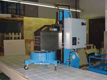 Obr. 1c: Varianta zařízení ve zkušebně Terazzo, Tile et. Marble Association of Canada (foto TTMAC)