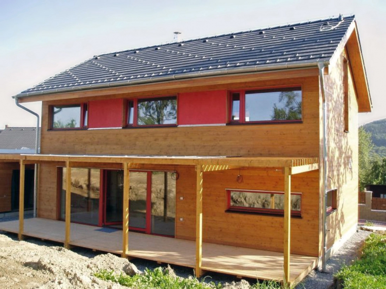 Praktický příklad optimalizovaného katalogového objektu na podmínky programu NZÚ (zdroj TIPOS projektová kancelář, s. r. o.; optimalizace návrhu: PORSENNA, o. p. s.)